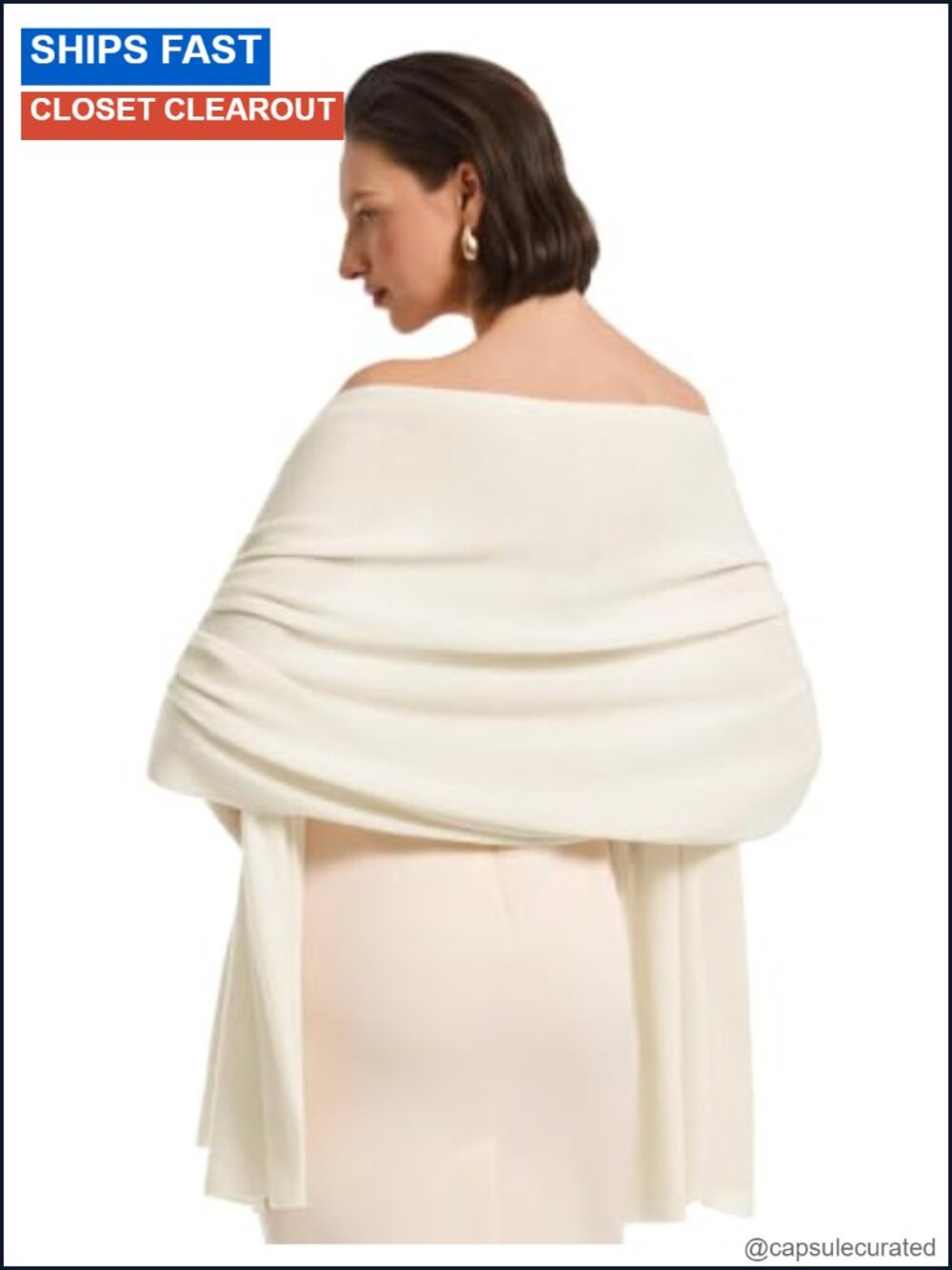 Wool Blend Cashmere Shawl Wrap Evening Wedding Large Scarf